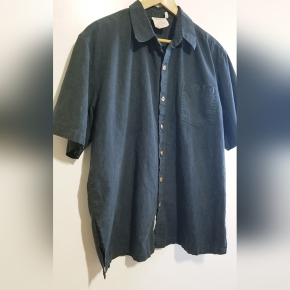 Marcel Hemp Men's Hemp Short Sleeve Button Up Shirt - Picture 3 of 16